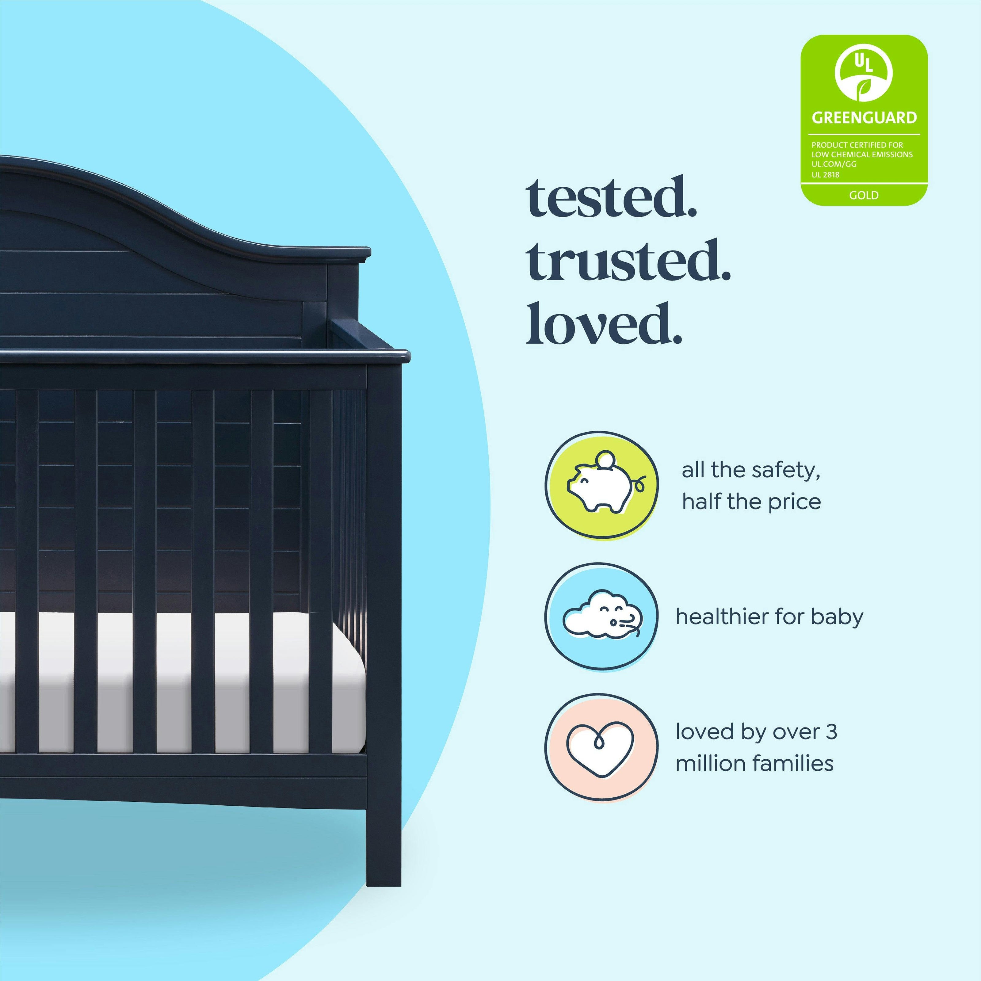 Carter's Nolan 4-in-1 Convertible Crib