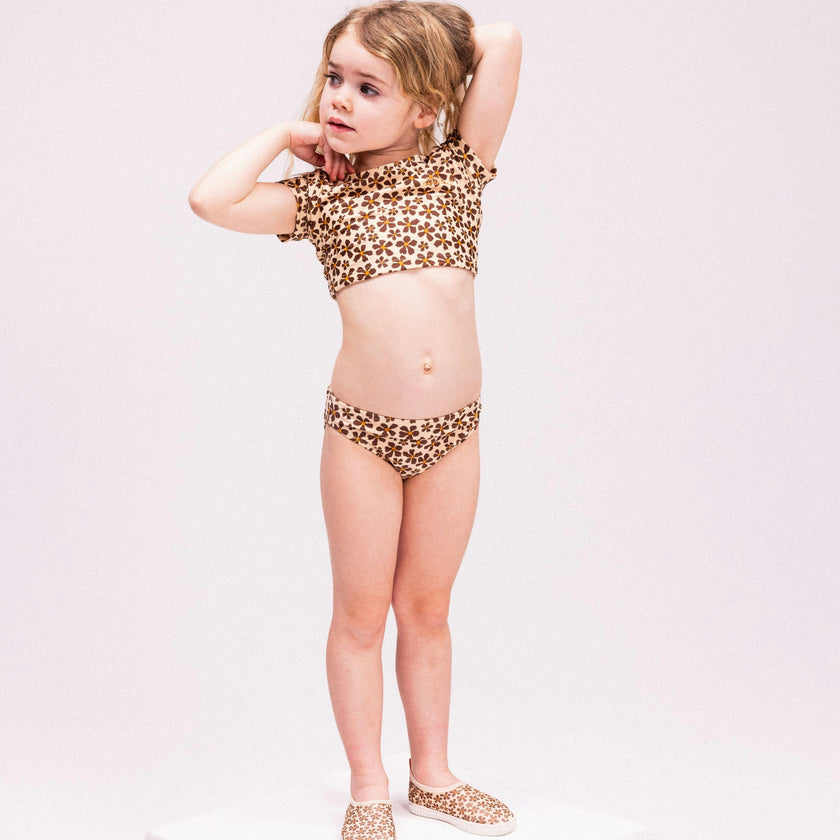 Bikini - Orange - Wild Flower