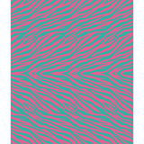 Minty waves asymmetric swimsuit