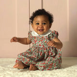 Botanical Frill Front Dress & Bloomers