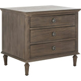Lisabet 3 Drawer Nightstand
