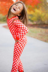 Pink Checked Out 2 Piece Pajama Set