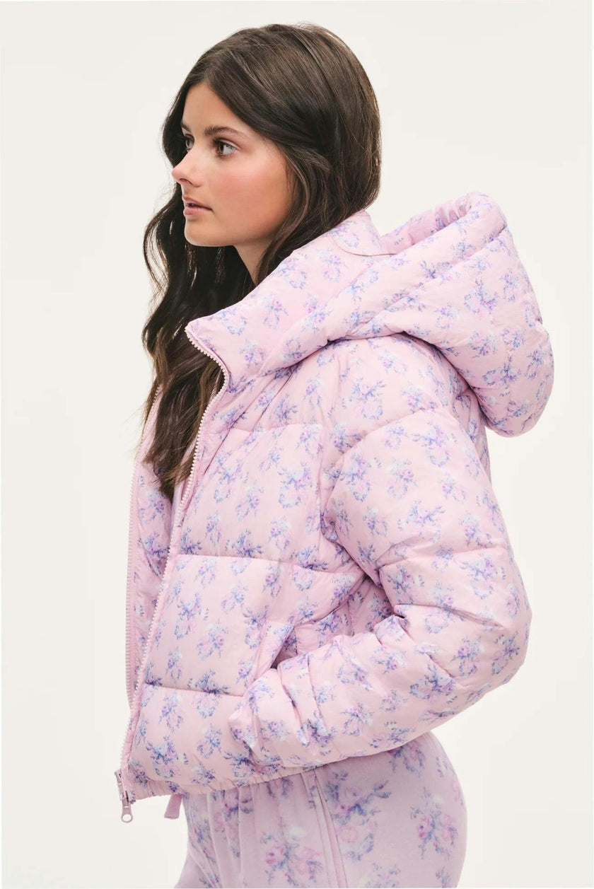 Moore Tween Jacket, Iced Mauve Floral