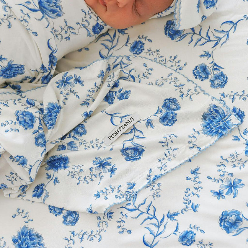 Hattie Picot Swaddle Headband Set