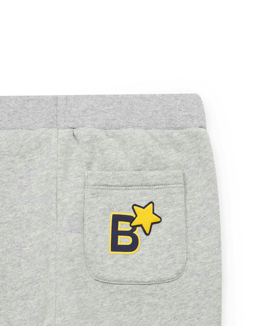 BONTON Grey Star Sporty Joggers