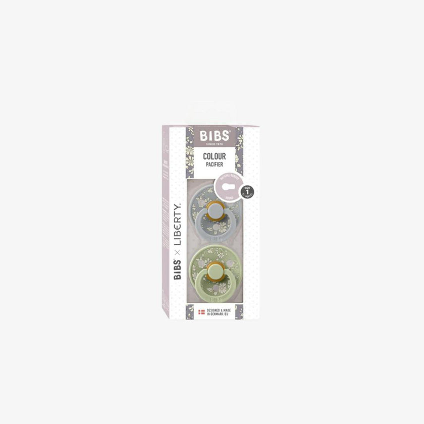BIBS x Liberty Colour Capel Latex Pacifier, Blue