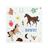 Wild West Cowboy Sticker Set