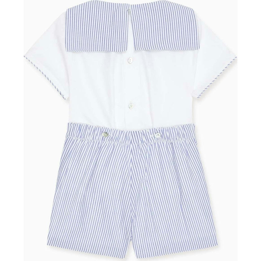 Dark Blue Stripe Antonio Baby Boy Set