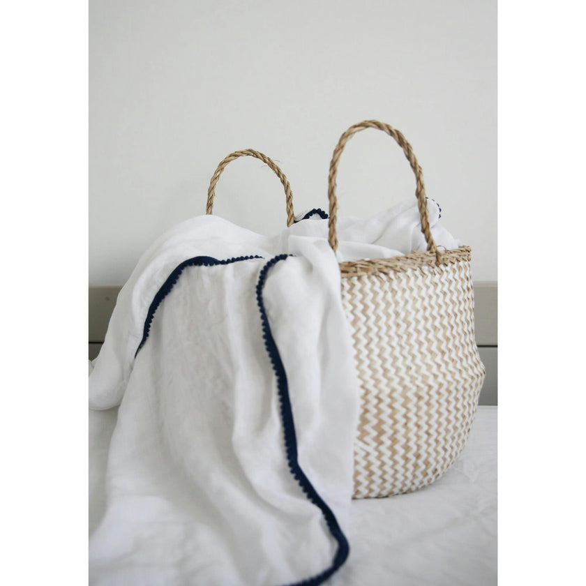 Bamboo Pom Pom Swaddle
