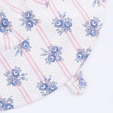 Stripe Dot Roses - Wide Brim Sun Hat