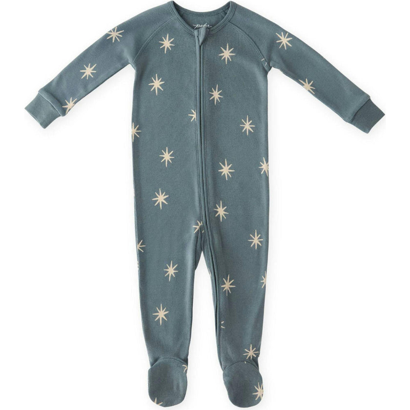 Ribbed Baby Sleeper, Blue