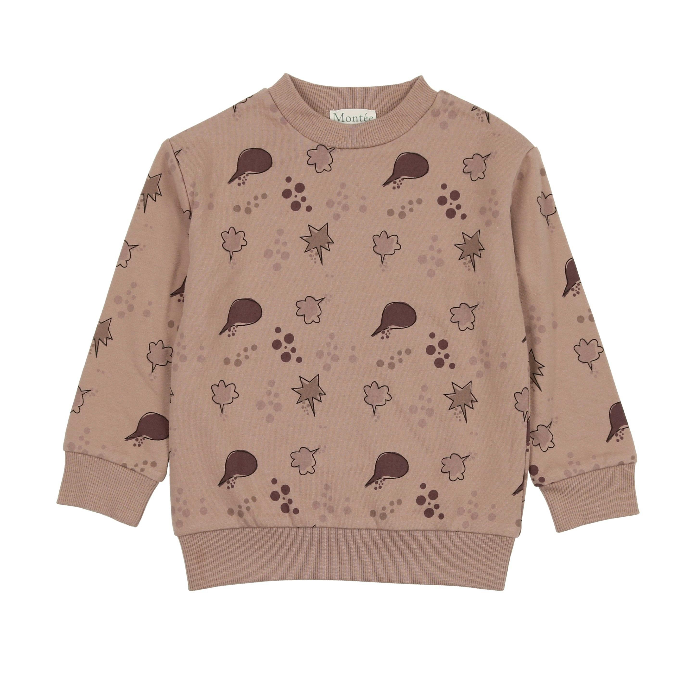 Girls Super Bubble Ribbed Crew Neck Sweater Top