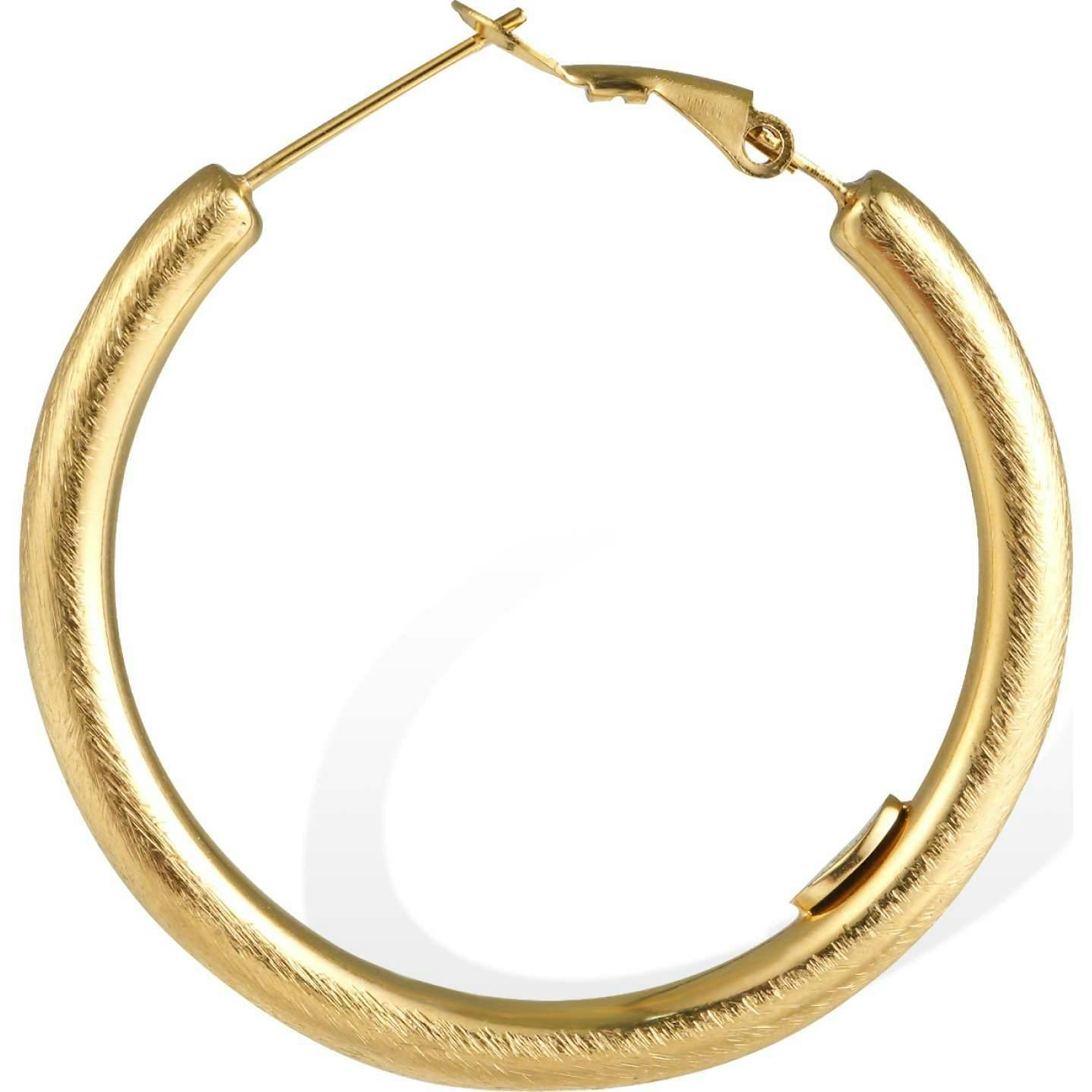 Retro Medium Hoop Earrings