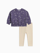 Organic Girls Winter Fleece and Legging Set