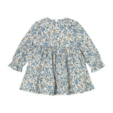 Baby Ruffled Velvet Dress