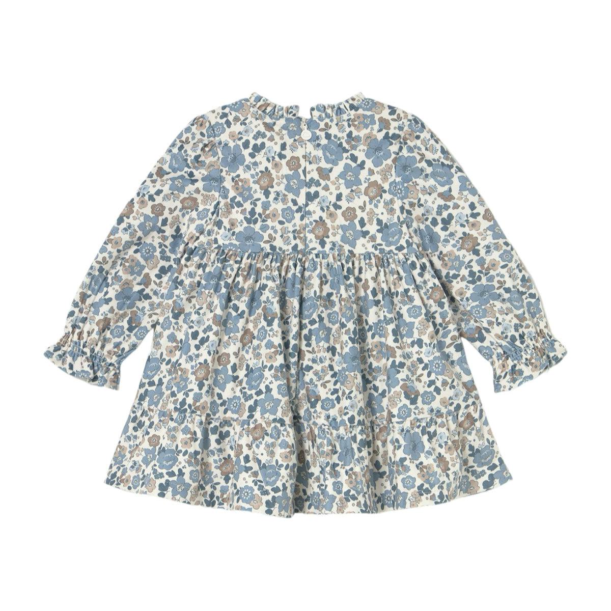 Baby Ruffled Velvet Dress