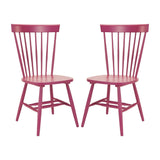 Set of 2 Parker Spindle Accent Chairs