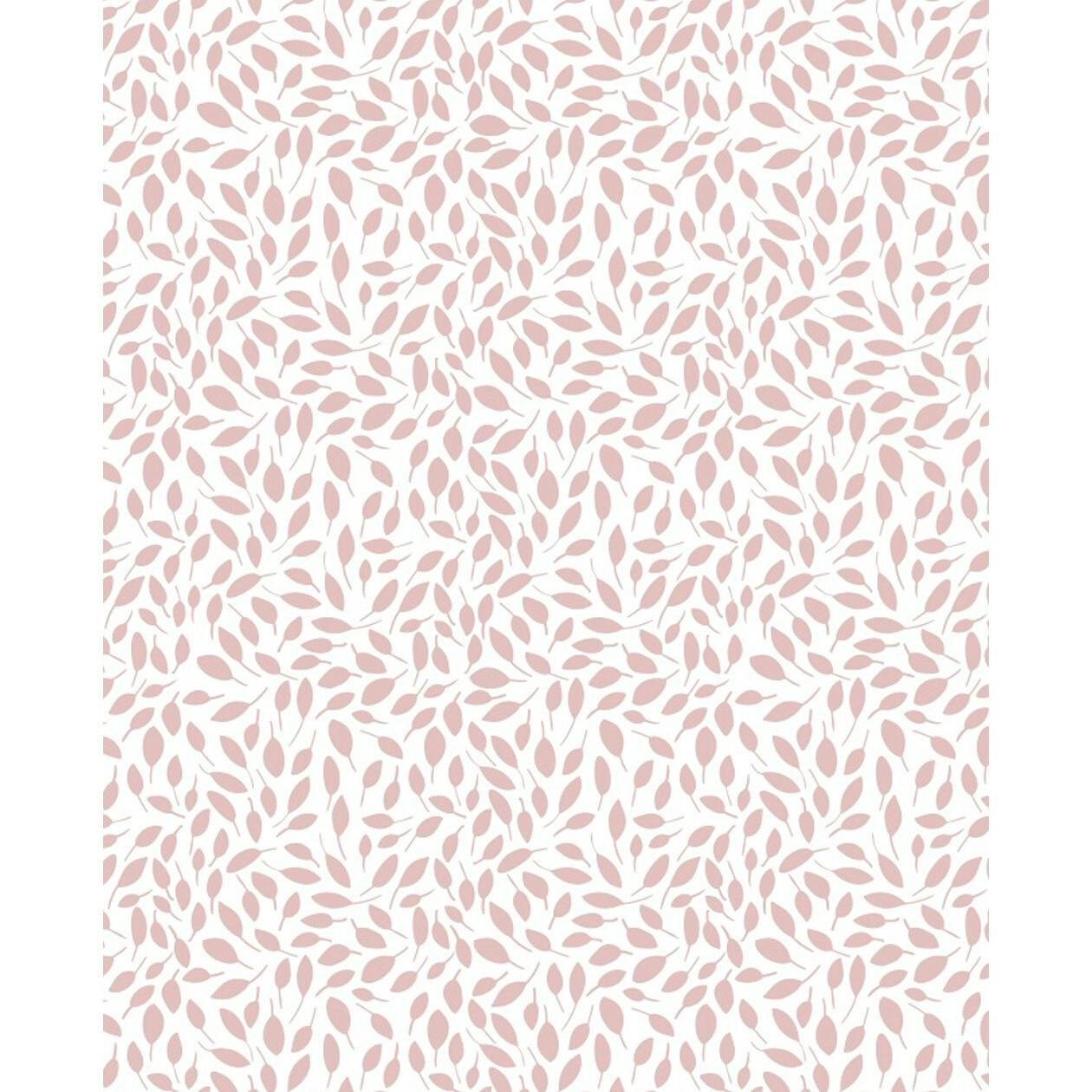 Pink Leaves Pima Baby Pajama