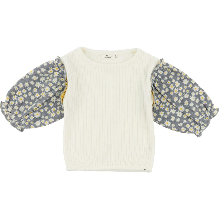 Pucker Mini Daisies Nellie Blouse