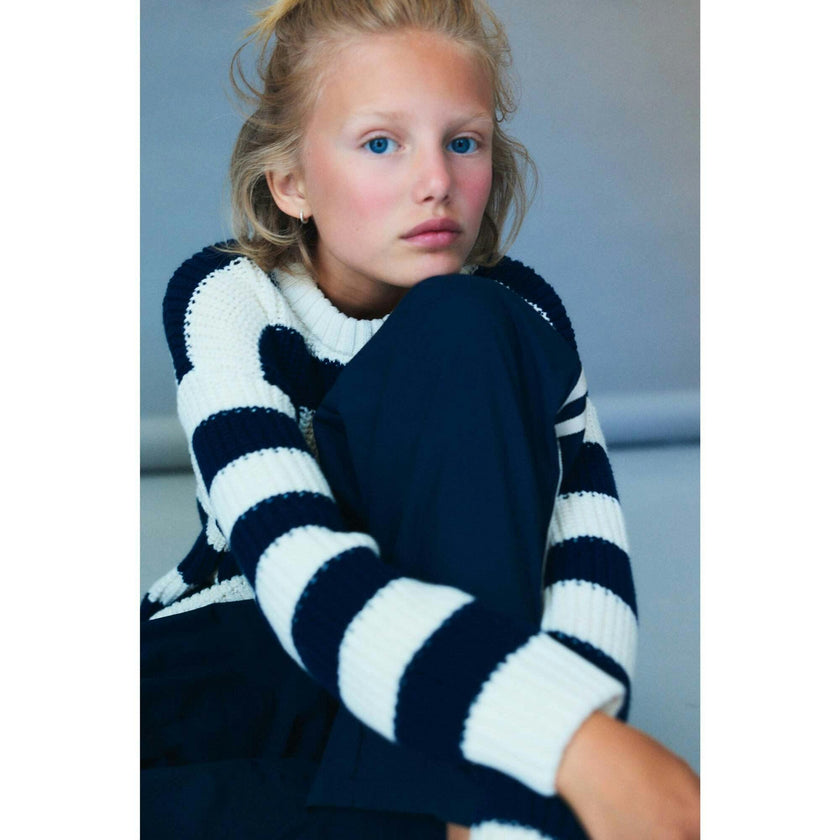 Musa Teen Jumper Summer Midnight Knit Stripes