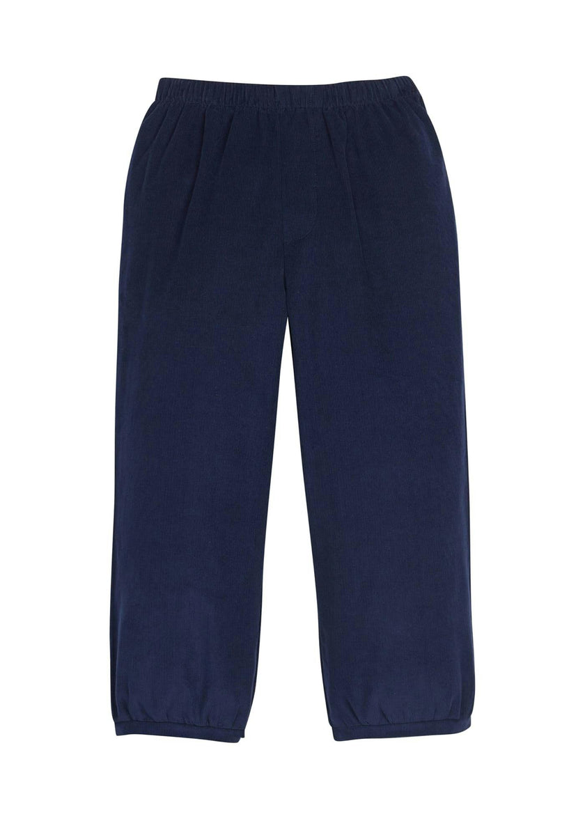 Banded Pants - Navy Corduroy