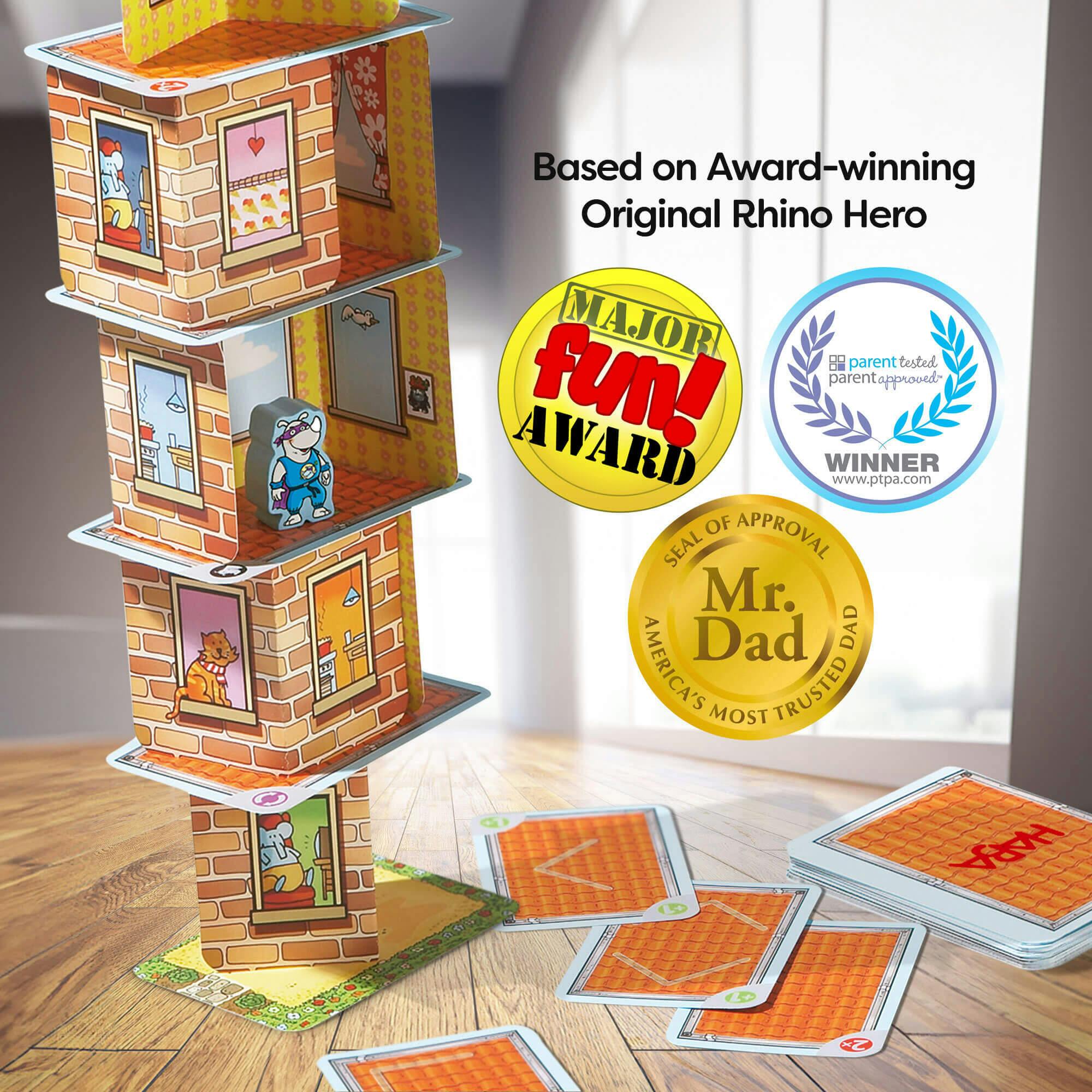 Giant Hero XXL Stacking Cards Game