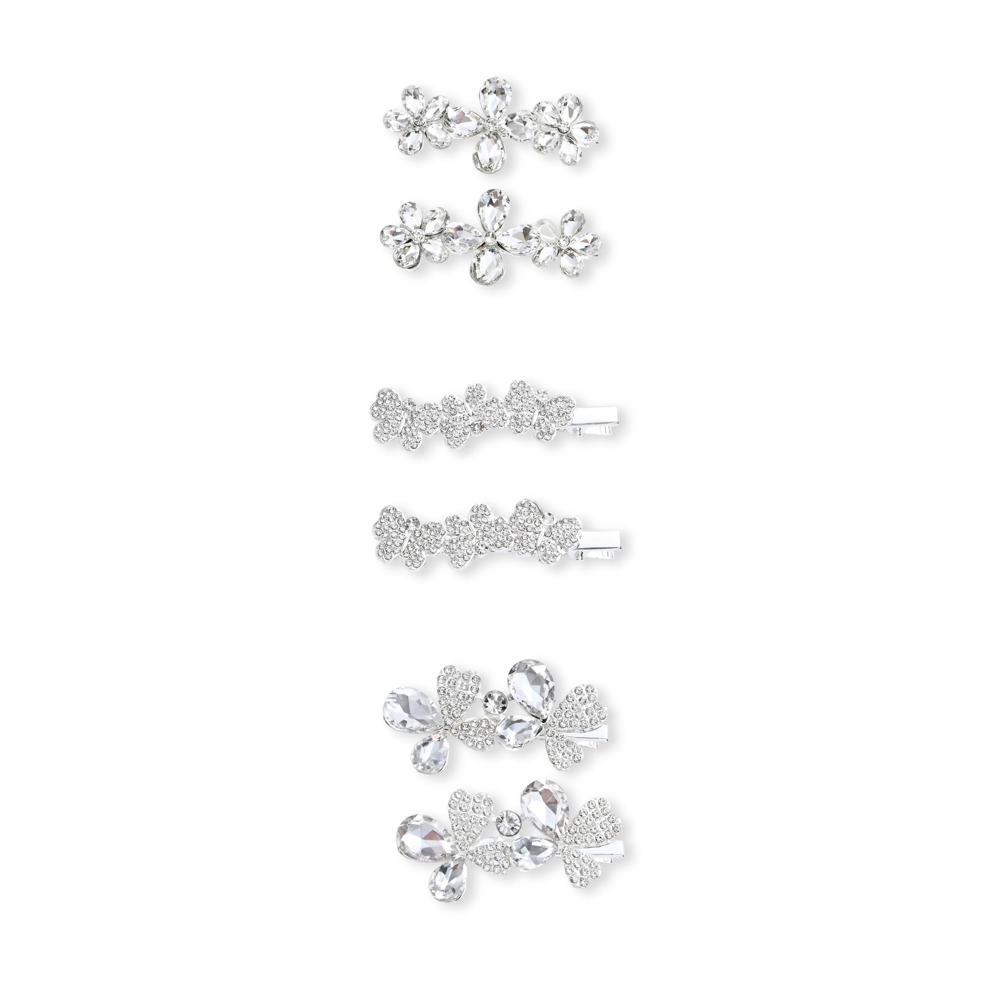 Gemstone Hair Pin Trio