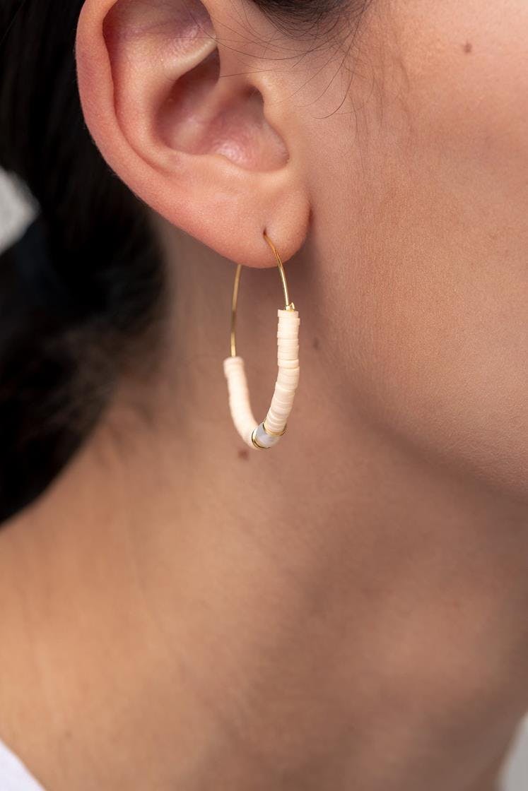 Windansea Hoops ~ Salty Shells