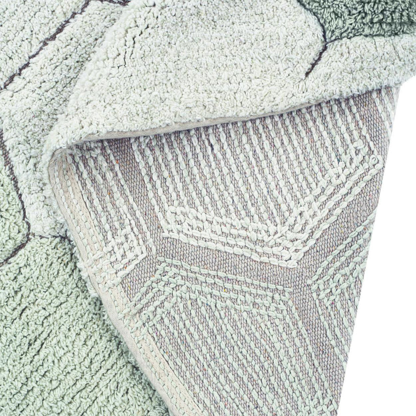 Washable Rug Round Honeycomb - 4' 7"