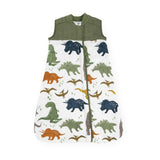 Cotton Muslin Quilted Sleep Bag - Dino Friends