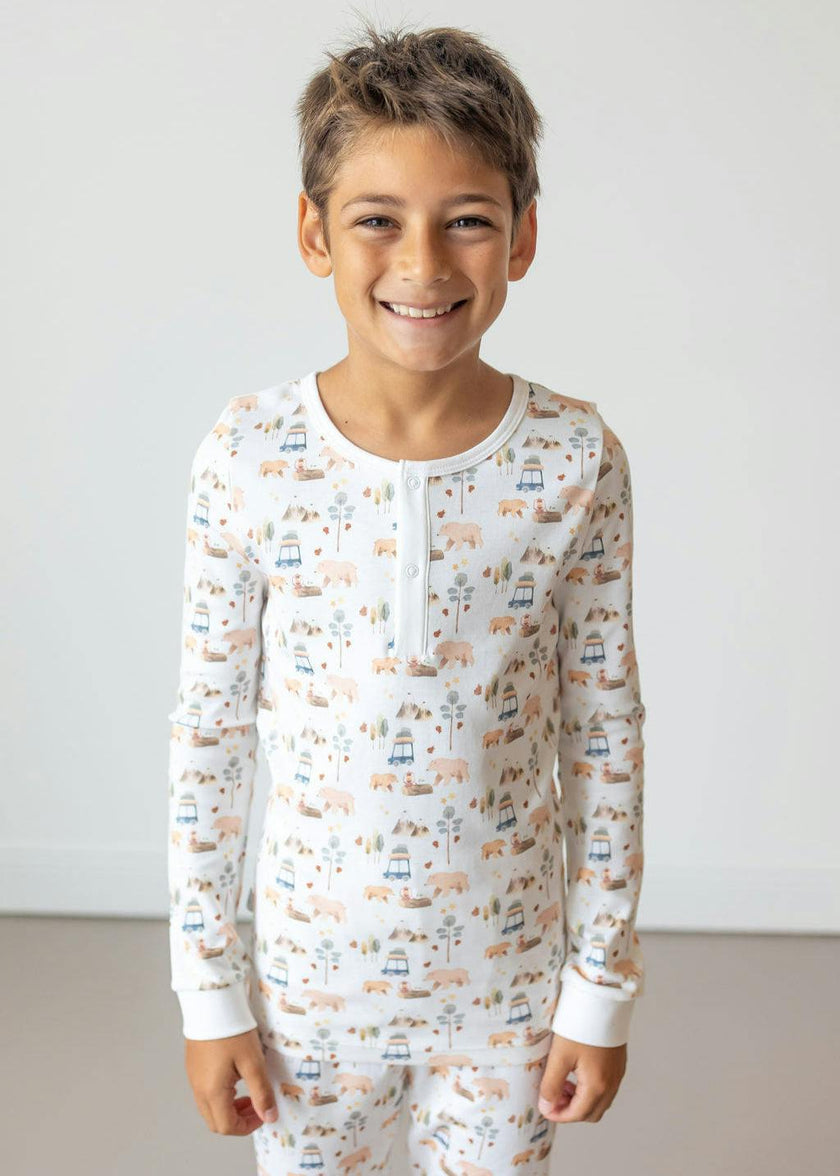 Forest Adventure Pima Long Pajama Set