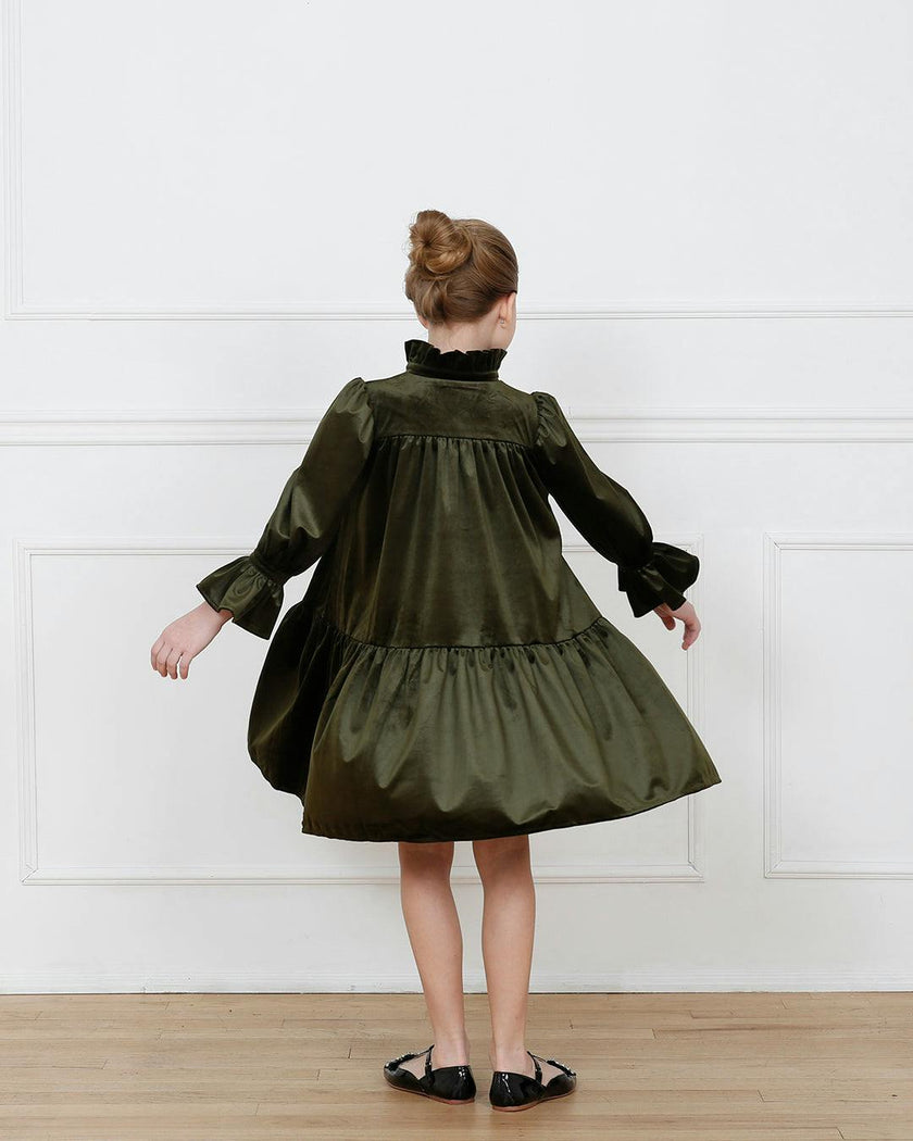Evelyn dress (ruby red)