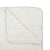 Original Organic Cotton Muslin Quilt - Sand Stripe
