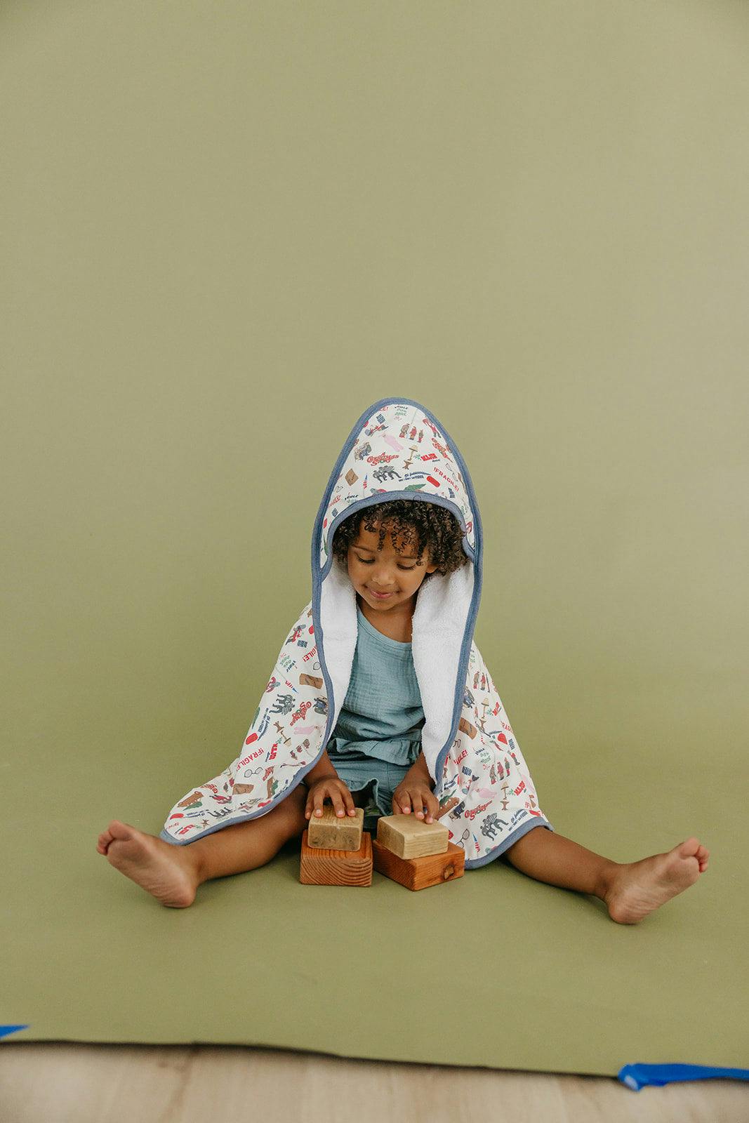 Premium Baby Knit Hooded Towel - A Christmas Story