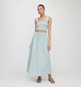 The Azalea Nap Top - Blue/Red Gingham