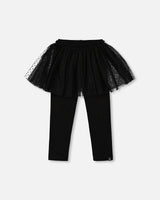 Leggings with Tulle Skirt