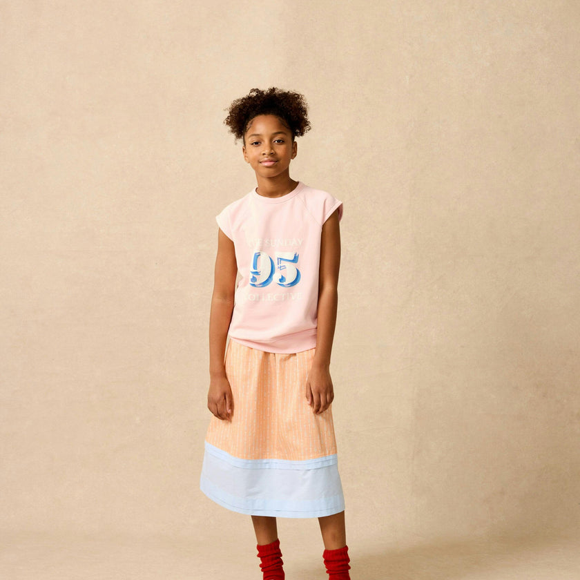 Organic Brooklyn Tank in Double Bubble Pink