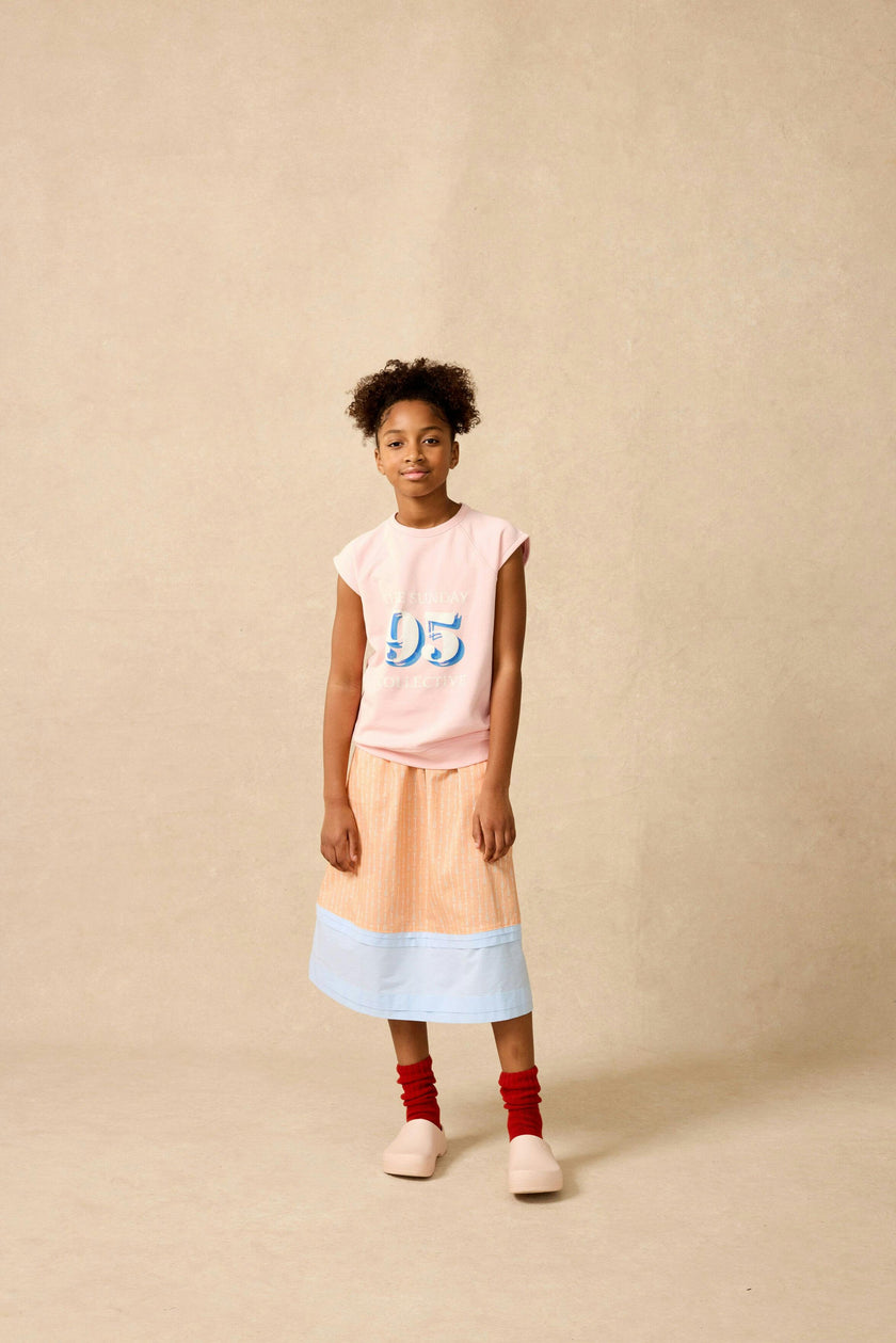Organic Brooklyn Tank in Double Bubble Pink