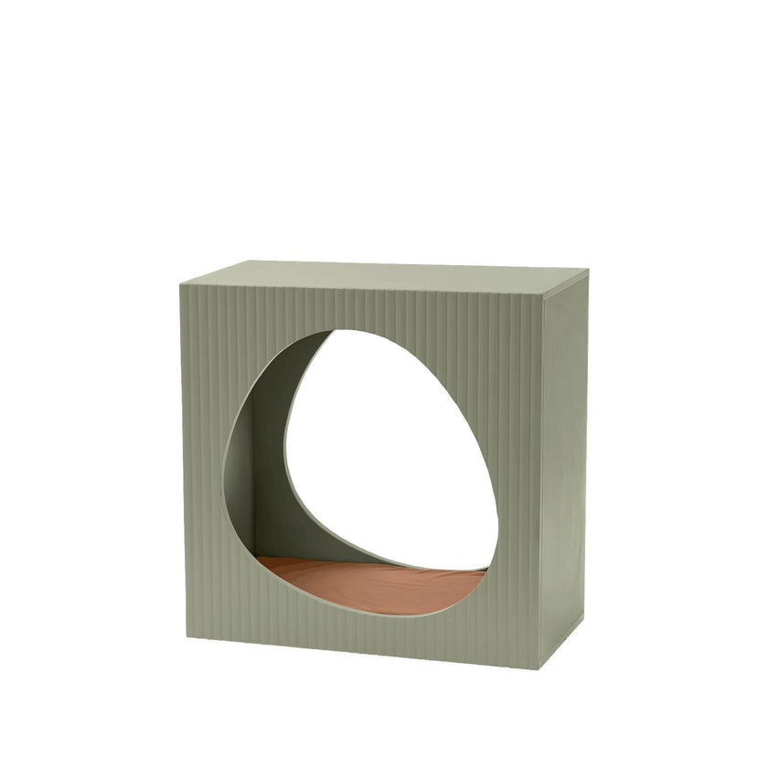 Fluted Nook – Sage Green Sensory Hideout