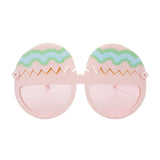 Packed Party Peek-a-Boo Chick Novelty Glasses - Pink Frames with Glitter Chick and Pastel Egg Details, Pink Lenses, and Peep This Gold Text, 5.9x3.5 Inch
