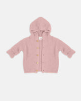 Hooded Cardigan - Fuzzy