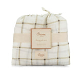 Avery Checkered Organic Cotton Quilted Change Pad Cover