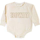 Howdy Patch Long Sleeve Romper