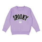 Spooky Ghost Patch Halloween Sweatshirt