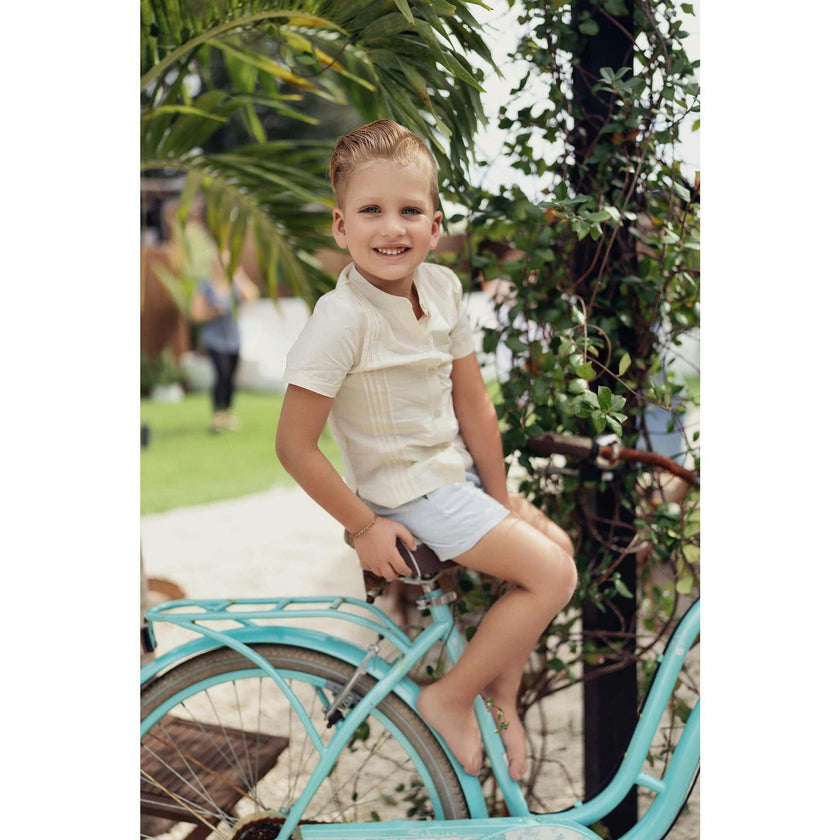 Pleats-N-Tiers Boys Shirt