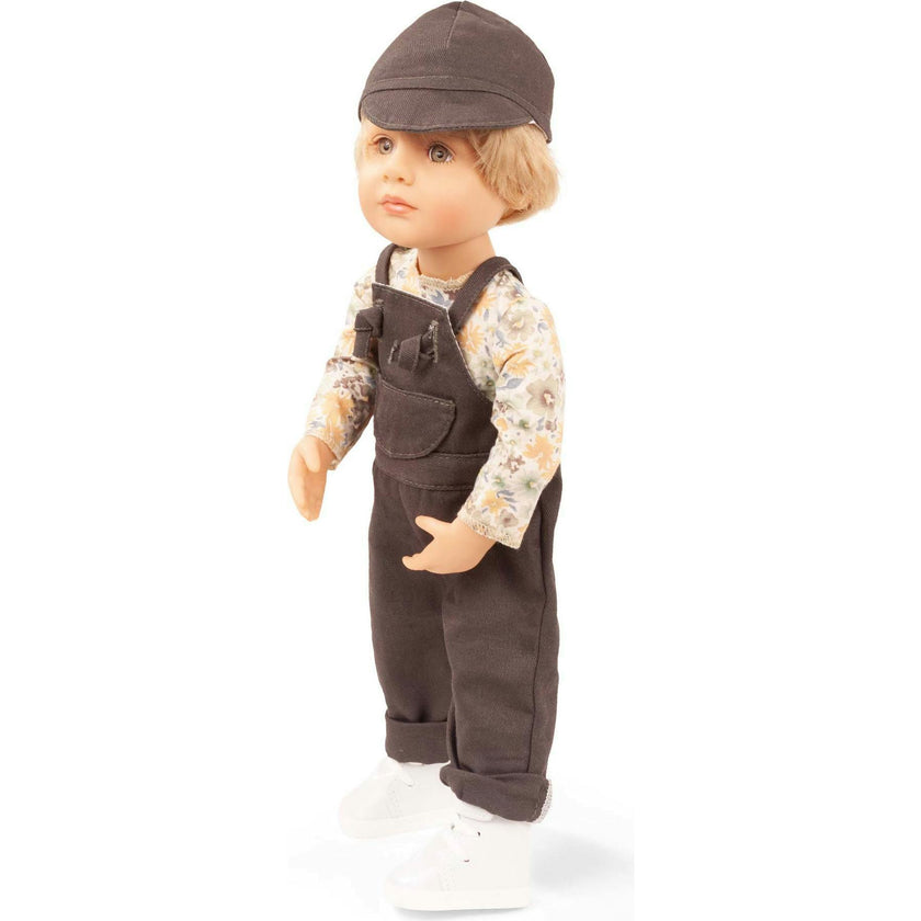 Little Kidz Max 14" Multi-Jointed Standing Doll with Blonde Hair to Wash and Style