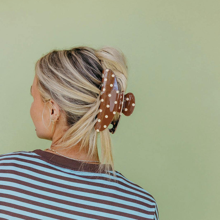 POLKA DOT & STRIPED OVERSIZED CLAWS