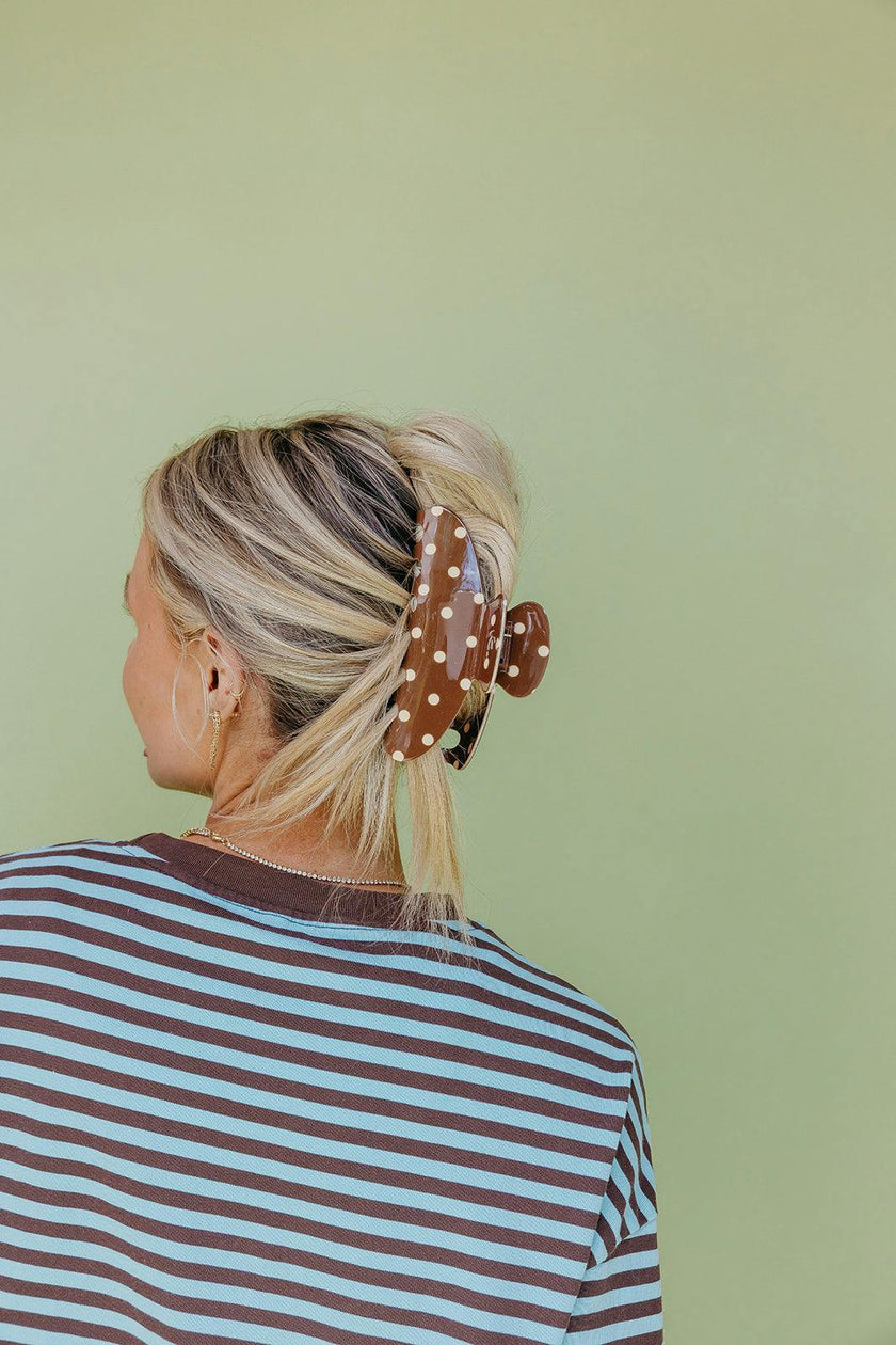 POLKA DOT & STRIPED OVERSIZED CLAWS