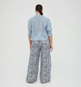 The Maxime Pant -  Chedworth Paisley Blue