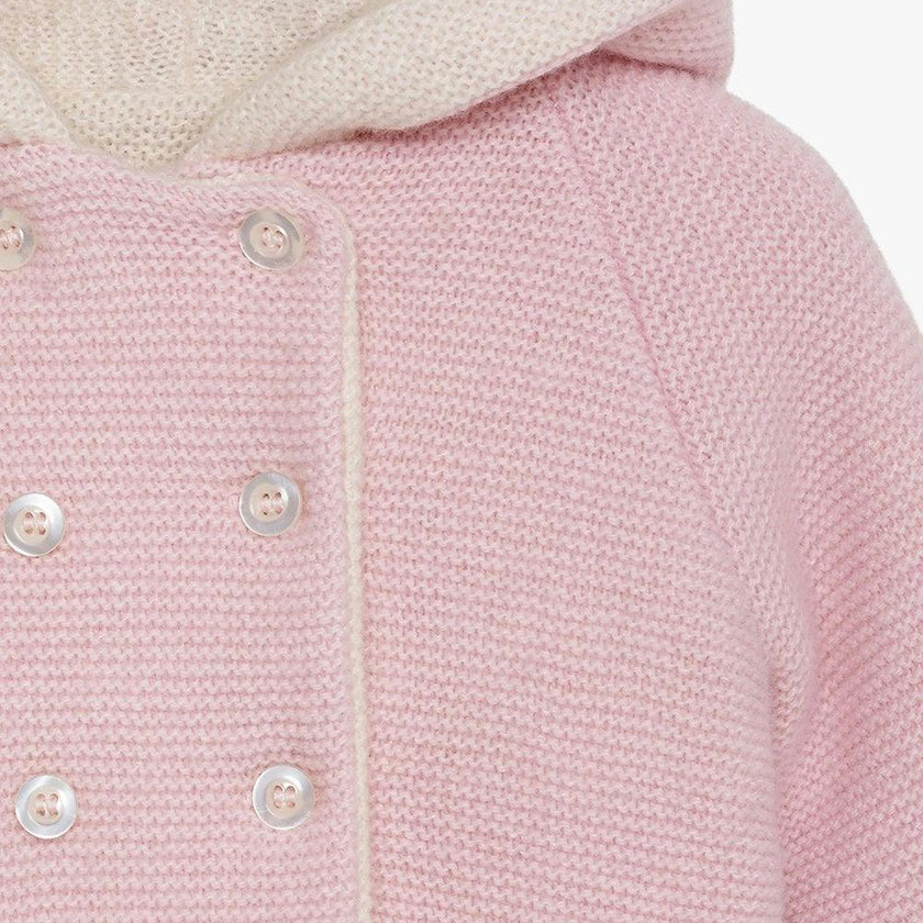 Baby Teddy Coat in Pale Pink